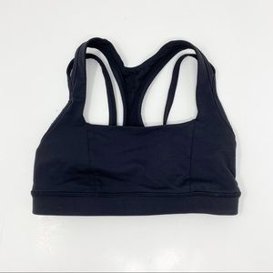 Lululemon Black STrappy Sports Bra 4